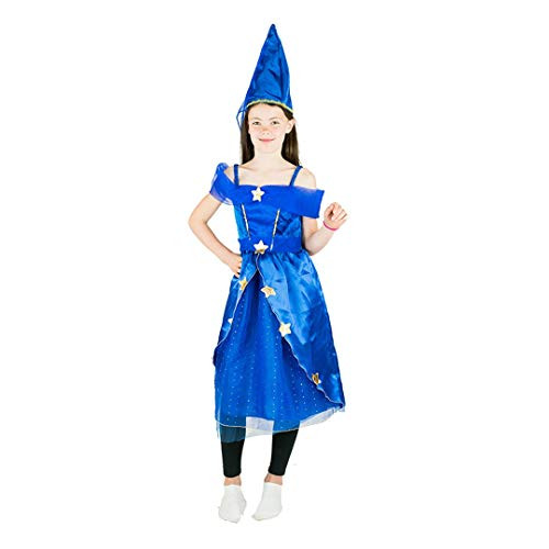 Bodysocks Girls Blue Princess Fancy Dress Costume (6-8 Years)