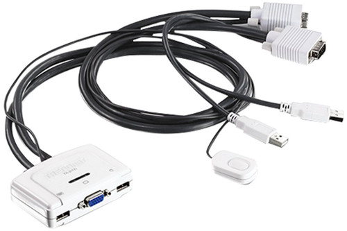 TRENDnet 2-Port USB KVM Switch and Cable Kit ,TK-217i
