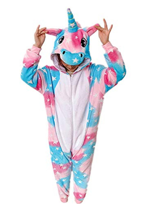 Kid's Animal Onesie Unicorn Costume Cosplay Pajamas Christmas Poland 140 Kid's Animal Onesie Unicorn Costume Cosplay Pajamas Christmas Poland 140