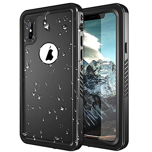 Waterproof Case for iPhone Xs iPhone Xs Max,Outdoor Underwater Snowproof Dirtproof Shockproof IP68 Full Sealed Cover Waterproof Case for iPhone Xs iPhone Xs Max (iPhone Xs Max,Black)