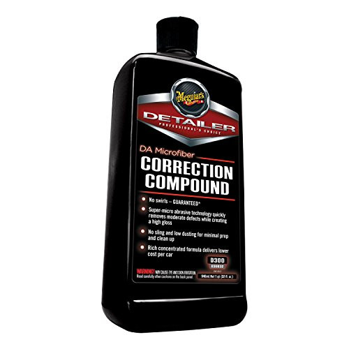 Meguiar's D30032 DA Microfiber Correction Auto Compound Removes Surface Defects, 32. Fluid_Ounces