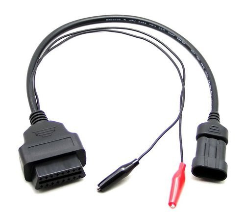 Goliton OBD OBD2 16 Pin Connector Diagnostic Adapter for FIAT 3 Pin