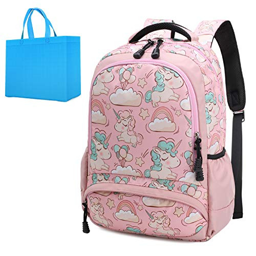 Girls School Backpack Cute Unicorn Backpack Kids Bookbag School Bags for Girls Elementary Students Schoolbag