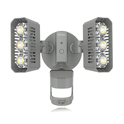 SGLEDS 27W (200W Equivalent Light), ETL Listed, Dusk to Dawn Security Lights, 2700lm LED Motion Sensor Lights, 5000K Outdoor Flood Lights SGLEDS 27W (200W Equivalent Light), ETL Listed, Dusk to Dawn Security Lights, 2700lm LED Motion Sensor Lights, 5000K Outdoor Flood Lights