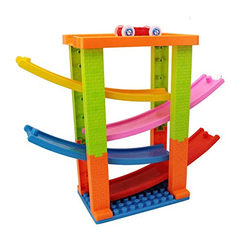 Xyanzi kids toys Ramp Racer Game,Toddler Toys Race Track Wooden Ramp with 1 Car Parking Garage & 4 Wooden Cars Colorful Wood Race Track Ramp (Size : Four Floors) Xyanzi kids toys Ramp Racer Game,Toddler Toys Race Track Wooden Ramp with 1 Car Parking Garage & 4 Wooden Cars Colorful Wood Race Track Ramp (Size : Four Floors)