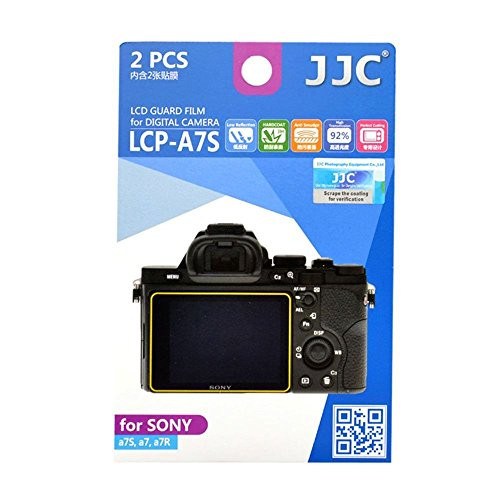 JJC LCP-A7S Guard Film Digital Camera LCD Screen Protector for Sony A7S A7 A7R