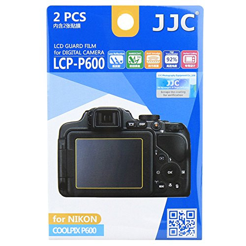 JJC LCP-P600 Guard Film Digital Camera LCD Screen Protector For Nikon Coolpix P600 P900 P610 P900s P610s