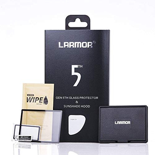 GGS 5th Glass Screen Protector and Sunshade Hood for Nikon D600 D610