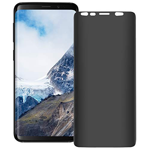 Galaxy S8 Privacy Screen Protector, SIHIVIVE 2-Way Anti Spy Defender 9H Hardness Case Friendly Anti Peeking Tempered Glass Screen Protector for Samsung Galaxy S8