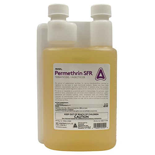 36.8% Permethrin SFR Multi Use Pest Control Insecticide / Termiticide 32 ounce Bottle ~~ Same 36.8% Permethrin as Dragnet and Tengard ~ Kill Aphids, Japanese beetles, bagworms, caterpillars, fleas, flies, mosquitoes, scorpions, wasps, ticks, Labeled For Animal Quarters and Kennels Garden, Lawn, Supply, Maintenance