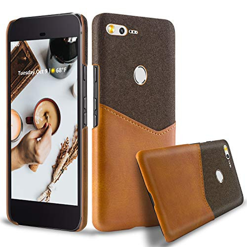 Google Pixel Case, Google Pixel Slim Case, Xperg Silicone Gel Rubber Case Soft Microfiber Cloth Lining Cushion Compatible for Google Pixel (Orange)