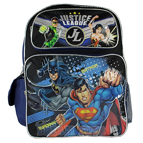 Dc Comics Justice League 16' Large Boys School Backpack- Justice League Squad Dc Comics Justice League 16' Large Boys School Backpack- Justice League Squad