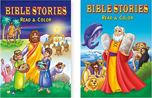 Paper Craft Bible Stories Read & Color Coloring Books