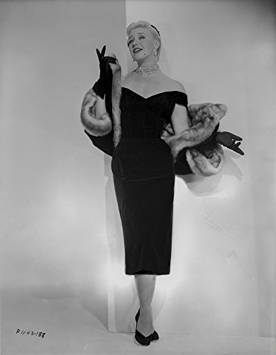 Ginger Rogers Posed wearing Black Gown Photo Print (8 x 10)