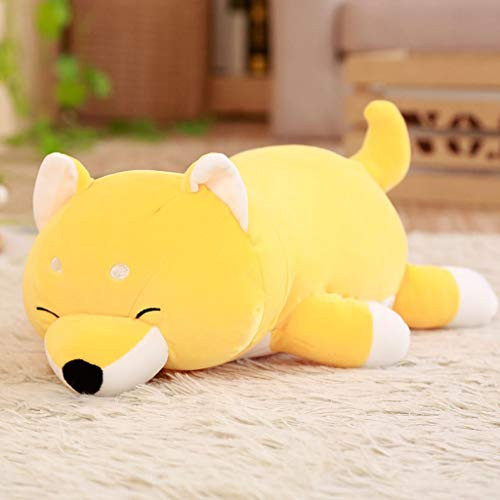 Freeer Shiba Inu Stuffed Animal Stretchy Puppy Plush Pillow Cuddly Stuffed Dog Plush Toy Soft Puppy Gift for Kids, 18"