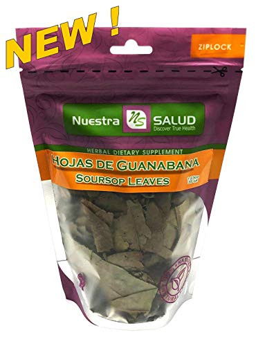 Hojas de Guanabana Soursop Leaves Herbal Tea Zip-Lock (35g)