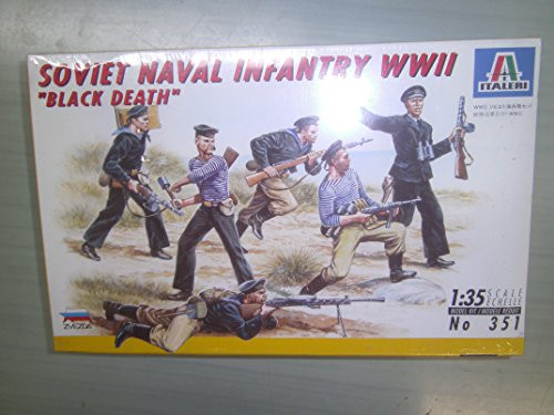 1/35 scale Soviet Naval Infantry WWII " Black Death "