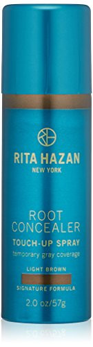 Root Concealer-Rita Hazan- Touch Up Spray-Light Brown Cover Up Gray 2oz