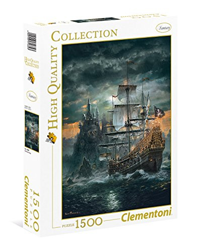 Clementoni 31682.3 Clementoni-31682 Collection-The Pirate Ship-1500 Pieces, Multi-Colour