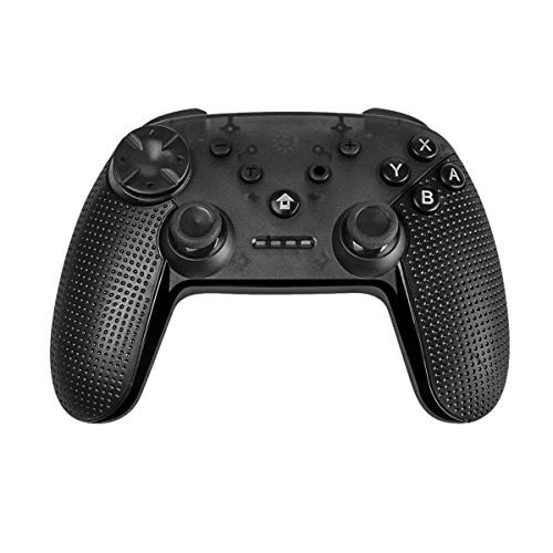 Powtree Switch Pro Controller, Bluetooth Remote Wireless Controller for Nintendo Switch/PS3/Android/Windows/PC Game Controllers with Gyro Axis Motion Controls Vibration Sense (Black)