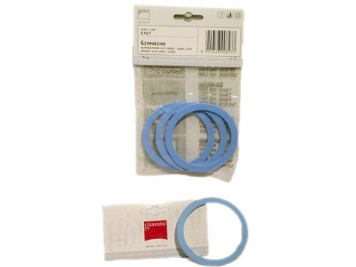 Packing of 3 gaskets for coffeepot mod. Giannina 6/3 cups by Giannini