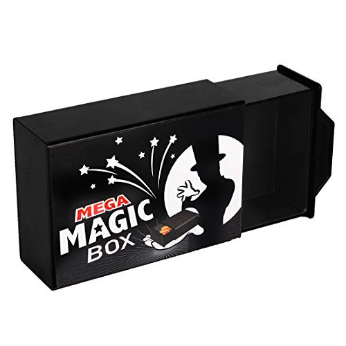 WEY&FLY Magic Drawer Box Toy,Secret Box,Vanish an Object and Make it Reappear- Prank for Adults and Kids (Black)