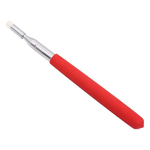 Telescopic Teachers Pointer, Teaching Pointer, Retractable Classroom Whiteboard Pointer Hand Pointer Stick Extendable for Teachers, Guides-Extends to 39.4" (Red)