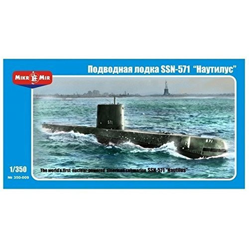 ***SSN-571 'NAUTILUS' U.S. NUCLEAR SUBMARINE 1/350 MICRO-MIR 350-009