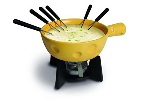 Boska Holland 853512 SuperCheesy Fondue Pot 1 Liter Yellow & Black Boska Holland 853512 SuperCheesy Fondue Pot 1 Liter Yellow & Black