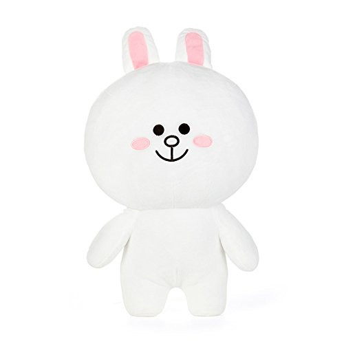 LINE FRIENDS Plush Figure - Cony Character Design Stuffed Animal Toy, Standing Large
