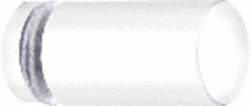 C.R. LAURENCE SDK212W CRL White Cylinder Style Single-Sided Shower Door Knob