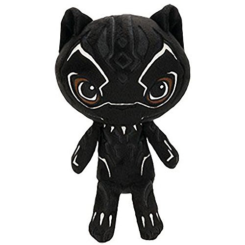 Funko Black Panther Hero Plushies x Black Panther Plush + 1 Official Marvel Trading Card Bundle