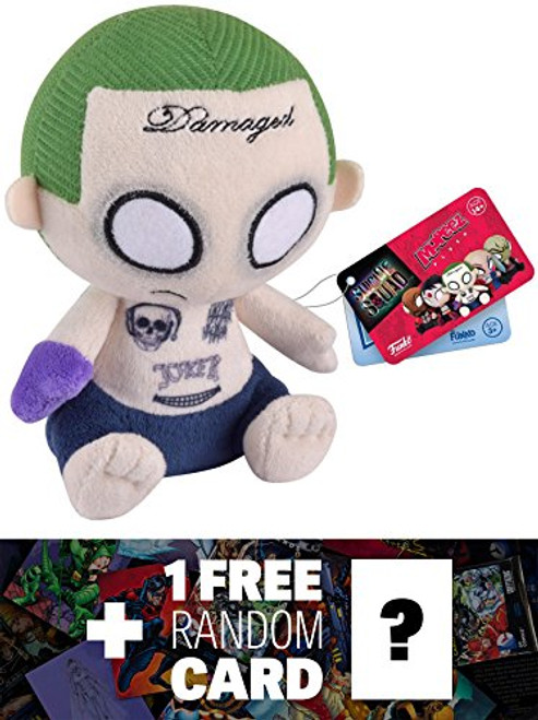 The Joker: Funko Mopeez x Suicide Squad Plush Figure Series + 1 FREE Official DC Trading Card Bundle (085070)