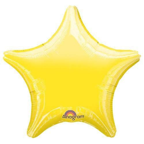 Anagram 04552 Star-Metallic Yellow Foil Balloon, 19" Anagram 04552 Star-Metallic Yellow Foil Balloon, 19"