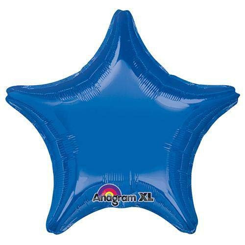 Anagram 22469 Star-Dark Blue Foil Balloon, 19" Anagram 22469 Star-Dark Blue Foil Balloon, 19"