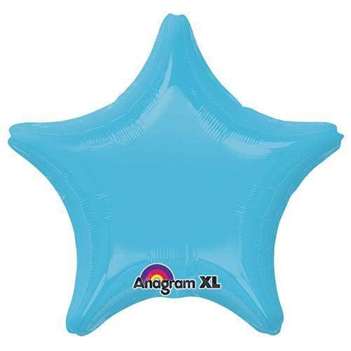 Anagram 23027 Star - Caribbean Blue Foil Balloon 19", Anagram 23027 Star - Caribbean Blue Foil Balloon 19",