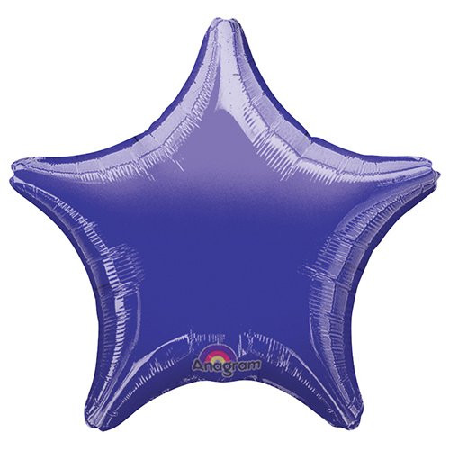 Anagram 30597 Star - Metallic Purple Foil Balloon 19",