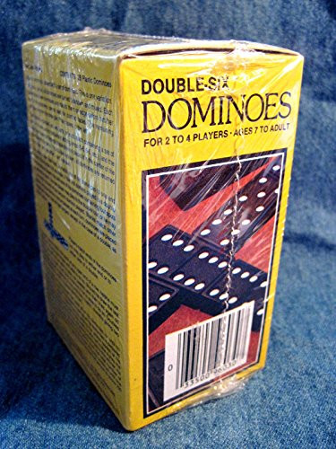 Qiyun Factory SEALED Box Double Six Dominoes 28 Dominoes Instructions on Box 1981