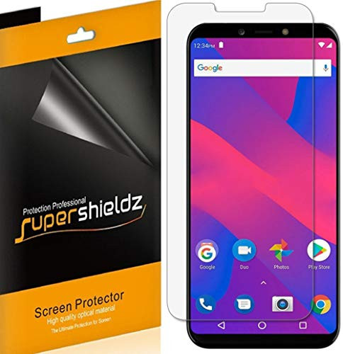 (6 Pack) Supershieldz for BLU Studio Mega (2018) Screen Protector, High Definition Clear Shield (PET)
