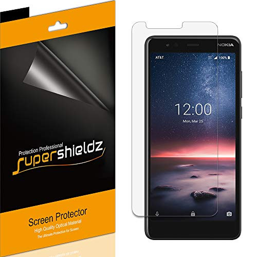 (6 Pack) Supershieldz for Nokia (3.1 A) Screen Protector, High Definition Clear Shield (PET)