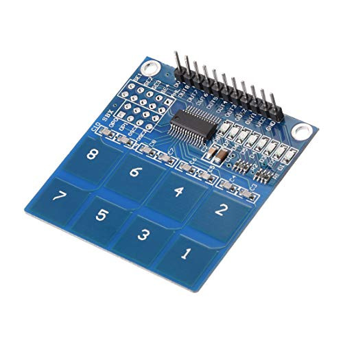 uxcell 8-Key Capacitive Touch Sensor Pad Module TTP226 for Arduino