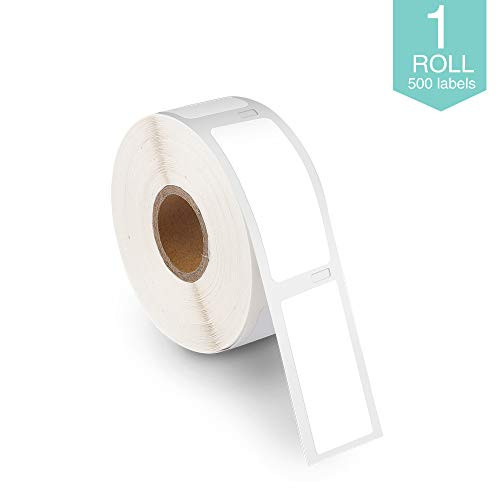1 Rolls Compatible with DYMO 30336 1" x 2-1/8" (25mm x 54mm x 500labels) Adhesives Small Multipurpose UPC Address Barcode Labels for Dymo Labelwriter 450, 450 Turbo, 4XL & More