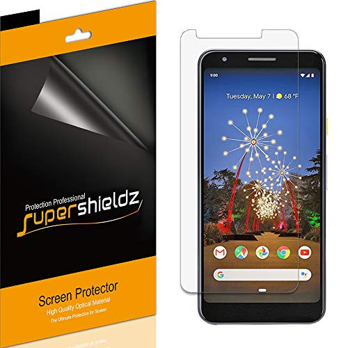 (6 Pack) Supershieldz for Google (Pixel 3a XL) Screen Protector, Anti Glare and Anti Fingerprint (Matte) Shield
