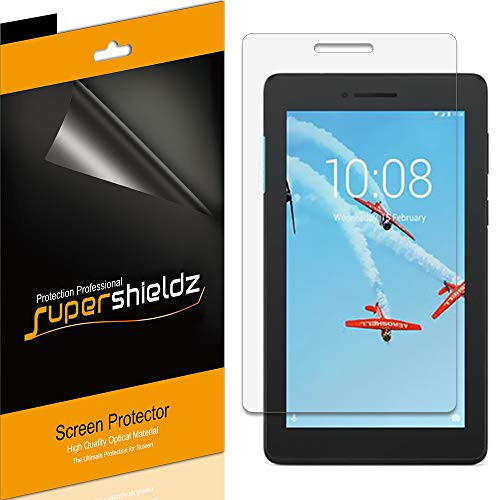 Supershieldz (3 Pack) for Lenovo Tab E7 Screen Protector, High Definition Clear Shield (PET)