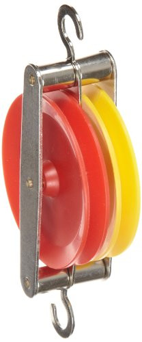 American Educational Double Colored Pulley, 1" Width (Bundle of 5)