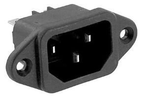 VOLEX 17252A-0-B1 CONNECTOR, POWER INLET C14, RECEPTACLE, 15A (1 piece)