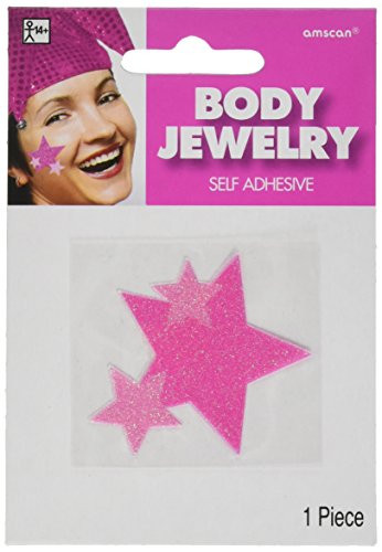 Amscan Pink Body Jewelries, Party Accessory, 24 Ct.