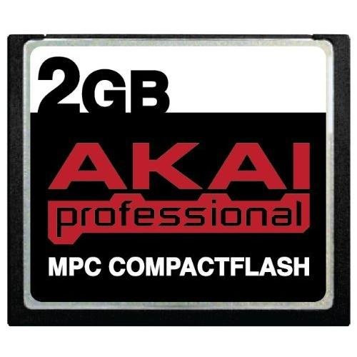 2GB Akai MPC CompactFlash CF Memory Card for MPC500, MPC1000, MPC2500, MPC5000