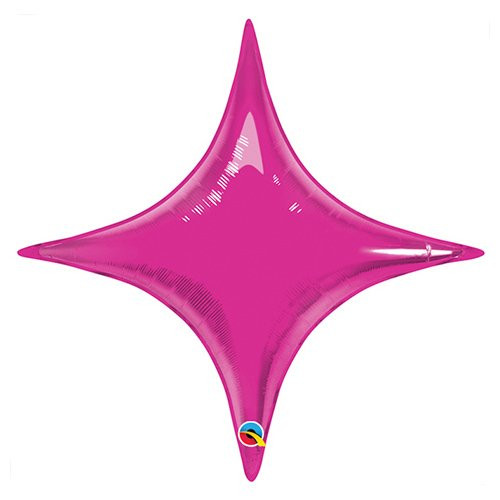Qualatex Foil Balloon 031867 Starpoint - Magenta 20" Purple