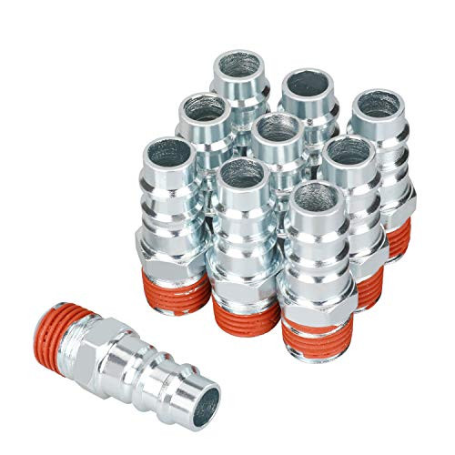 WYNNsky Air Hose Fittings, HF Type Plug with Sealant, 1/4''NPT Male